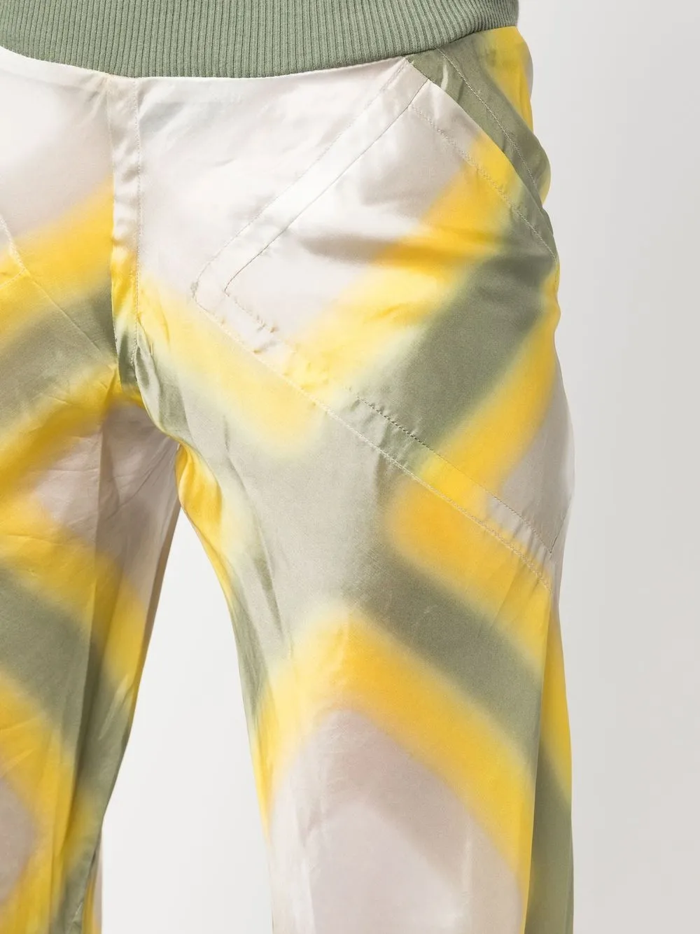 Rick Owens Broek met print Geel