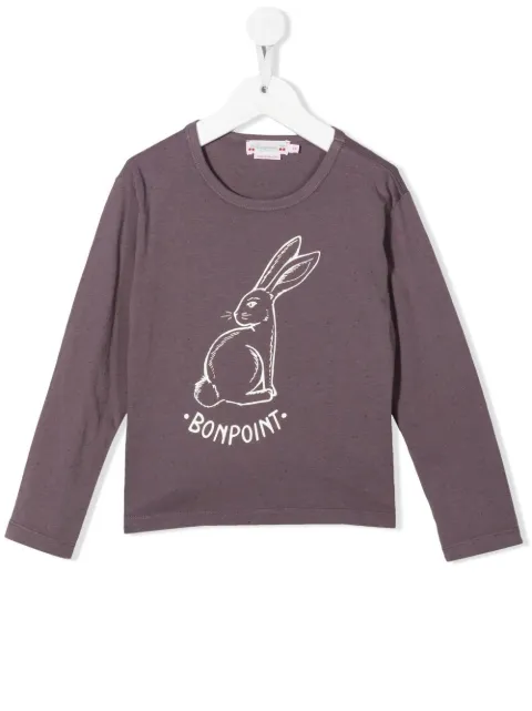 Bonpoint Theia rabbit-print T-shirt