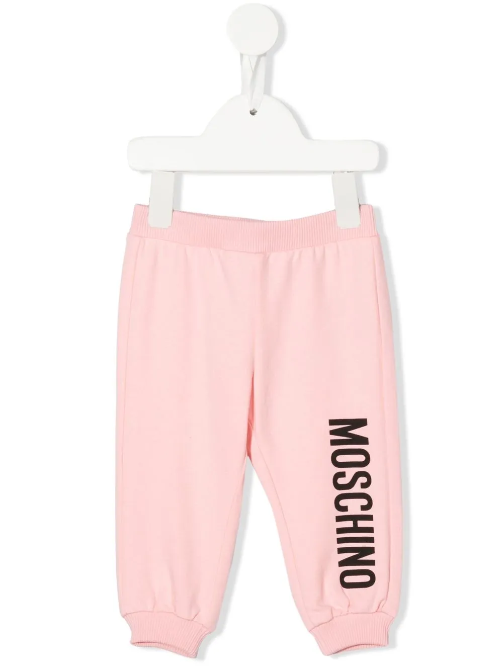 

Moschino Kids pants con logo estampado - Rosado