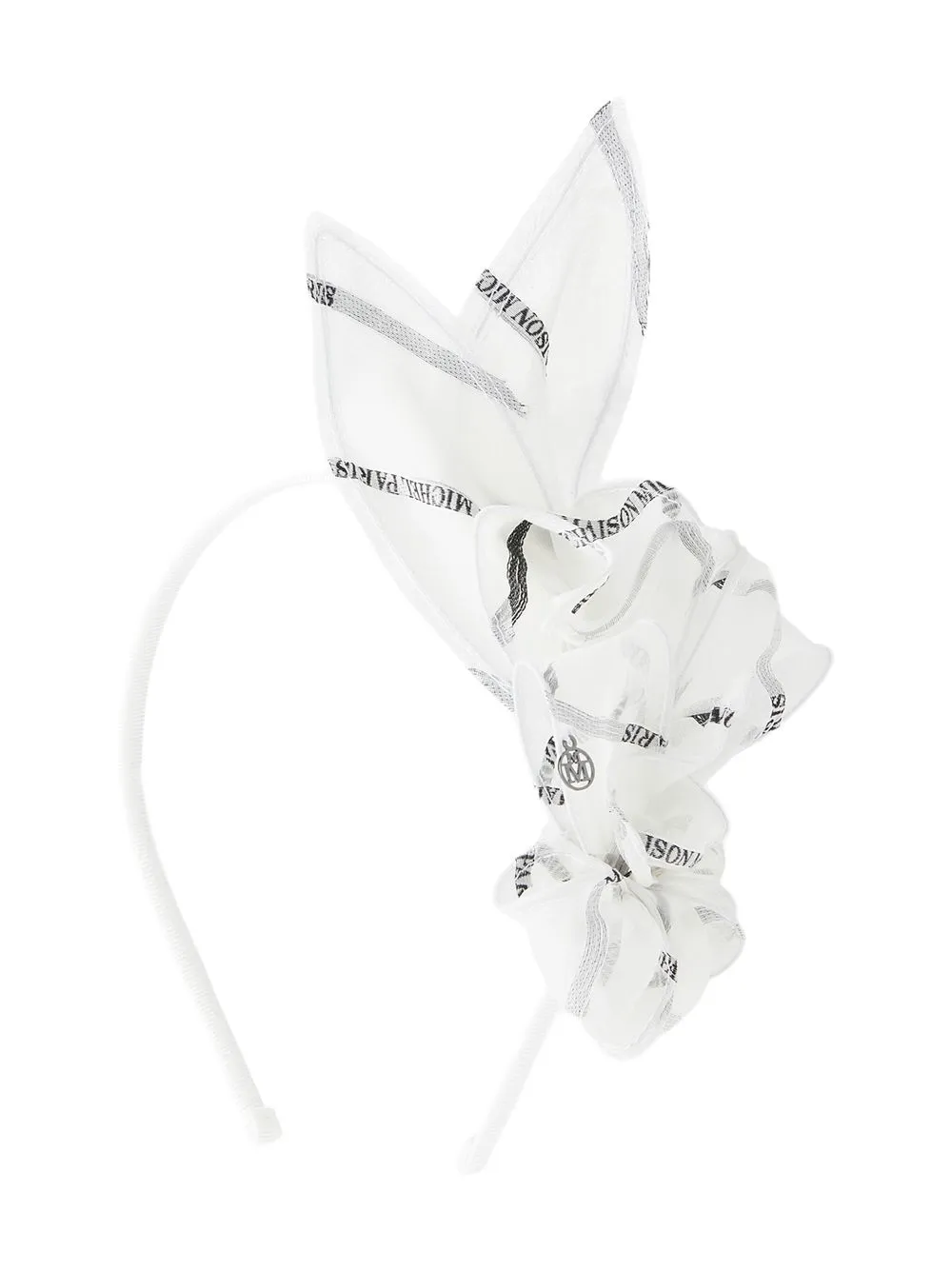 

Maison Michel Clementine sik headband - White