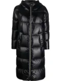Herno quilted padded zipped coat - Black