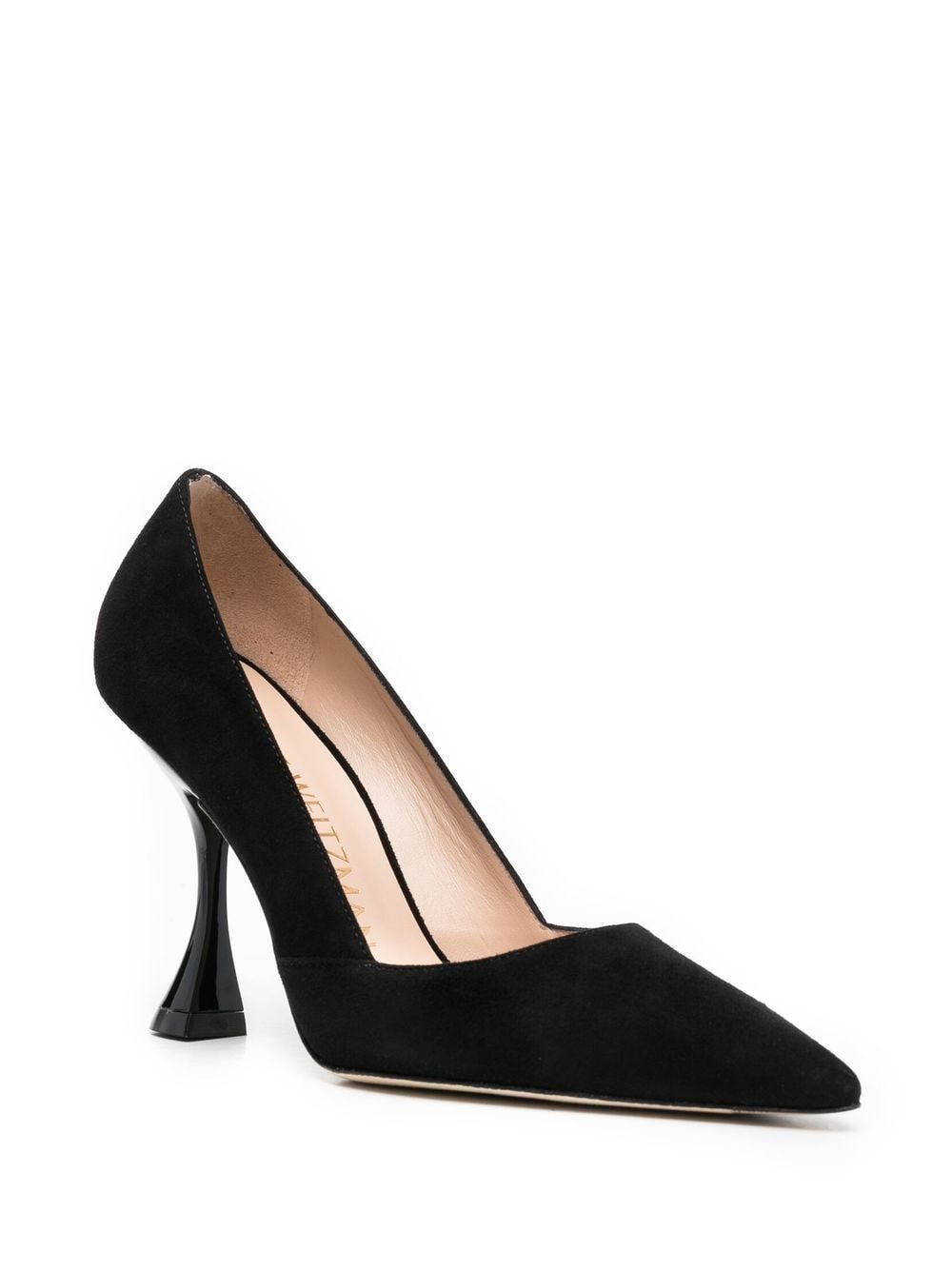 Stuart Weitzman Pumps met puntige neus - Zwart