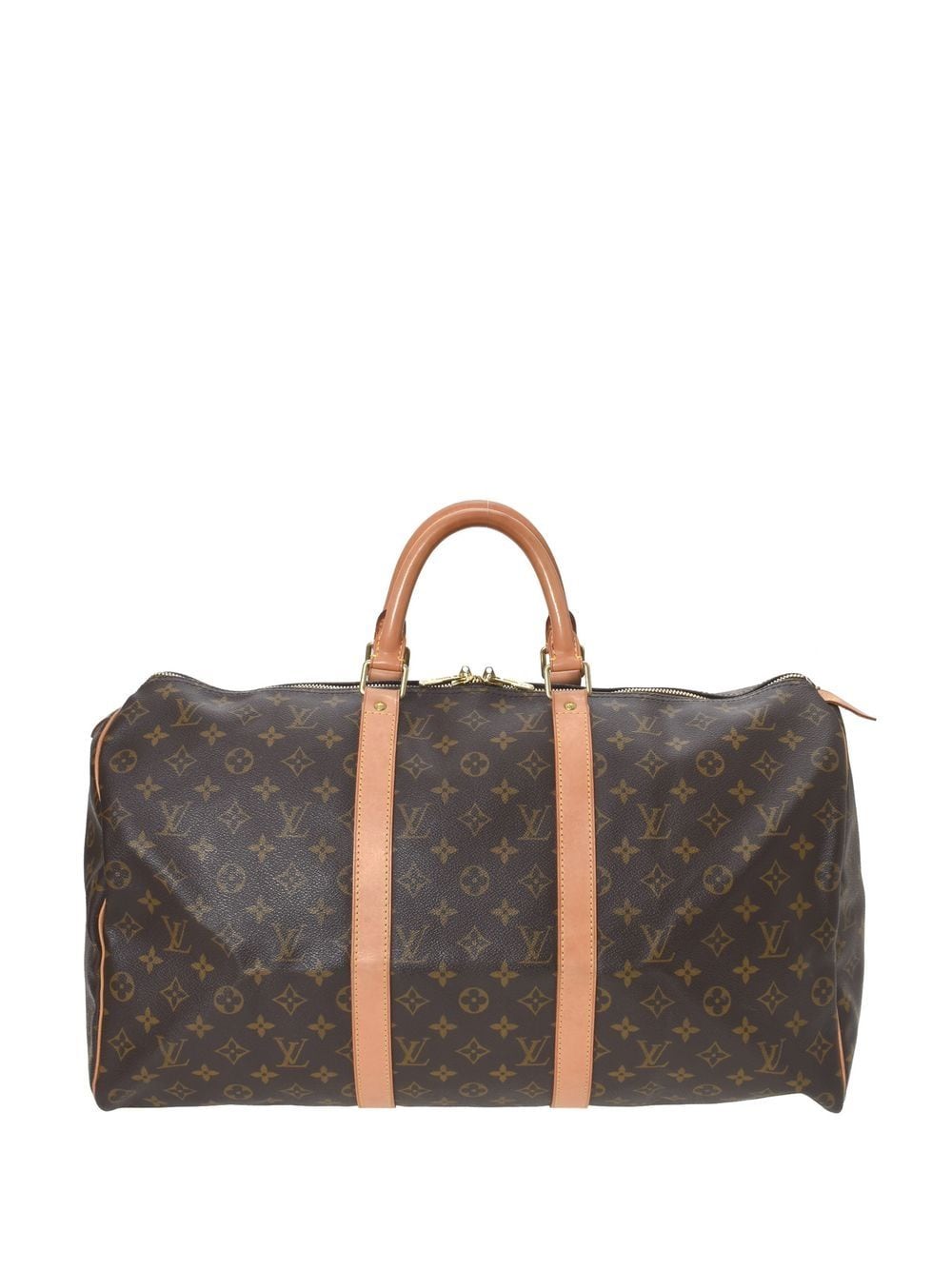 Pre-owned Louis Vuitton  Keepall 50 Travel Bag In Brown