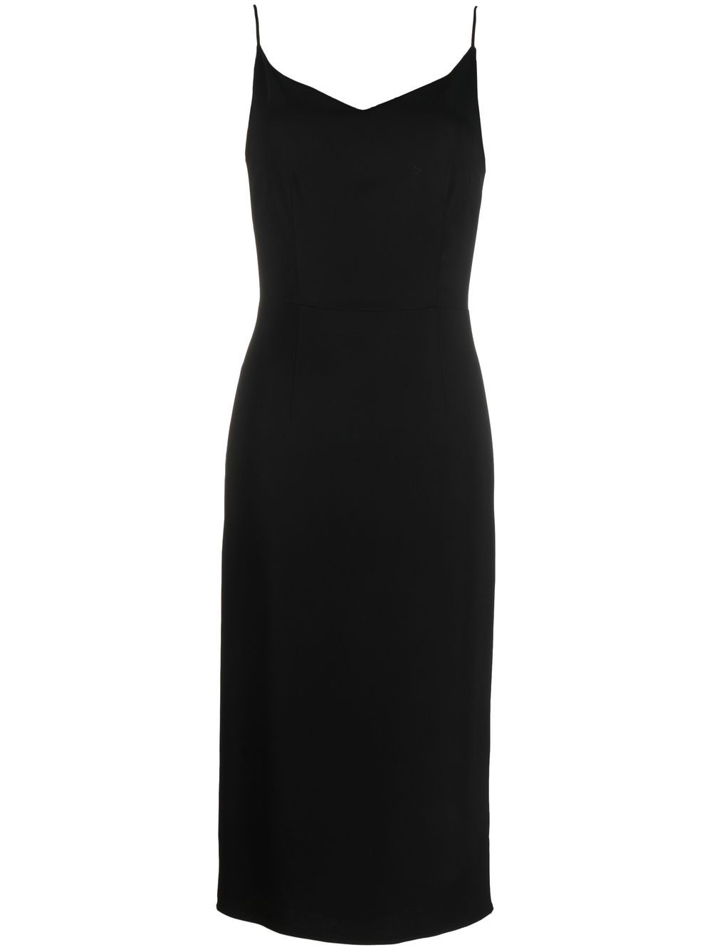 

There Was One vestido midi con tirantes finos - Negro