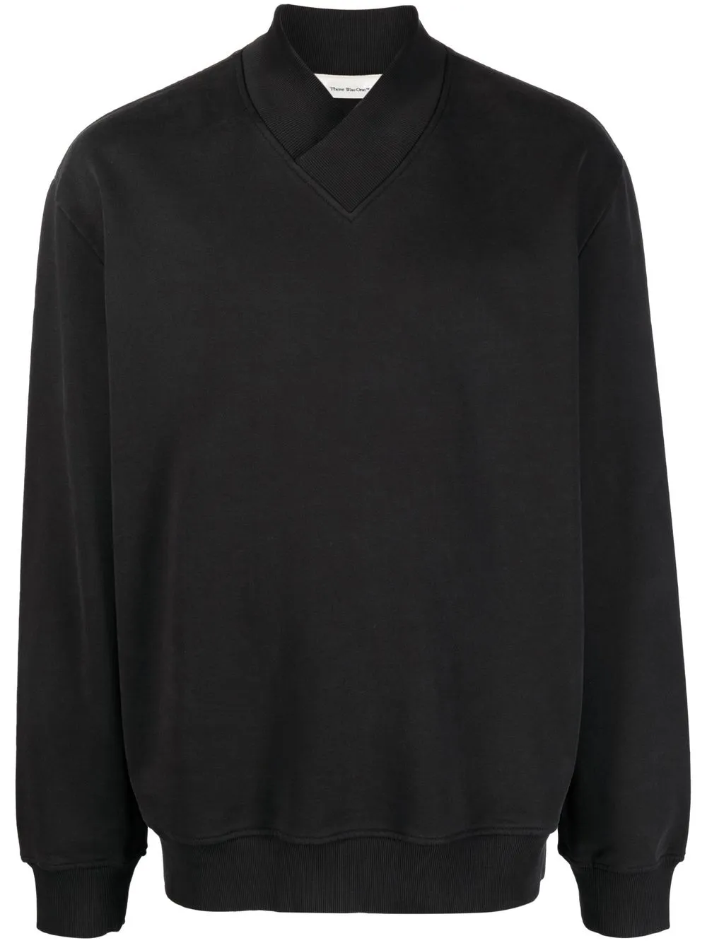 

There Was One sudadera con cuello en V - Negro