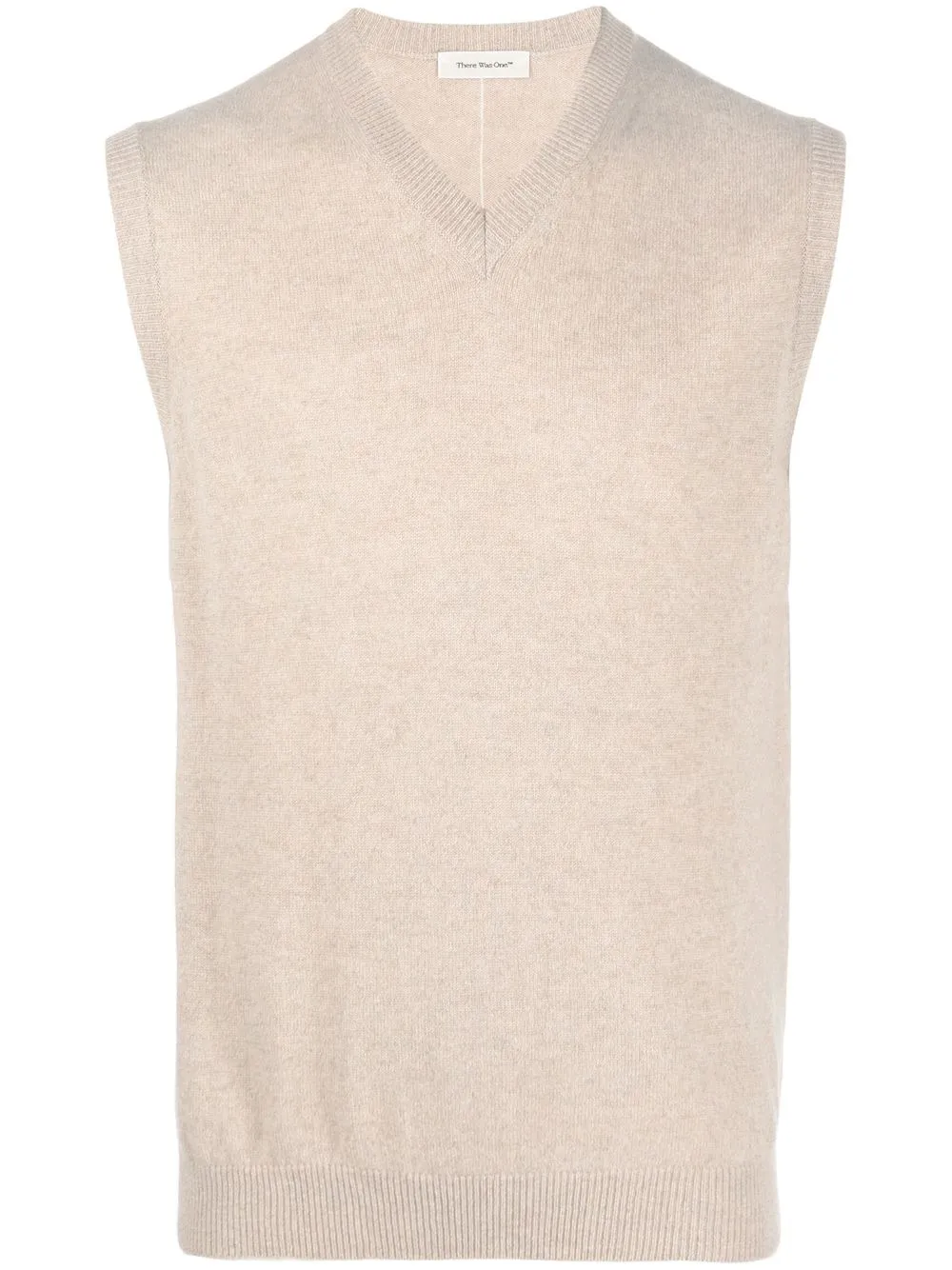 

There Was One knitted cashmere vest - Neutrals