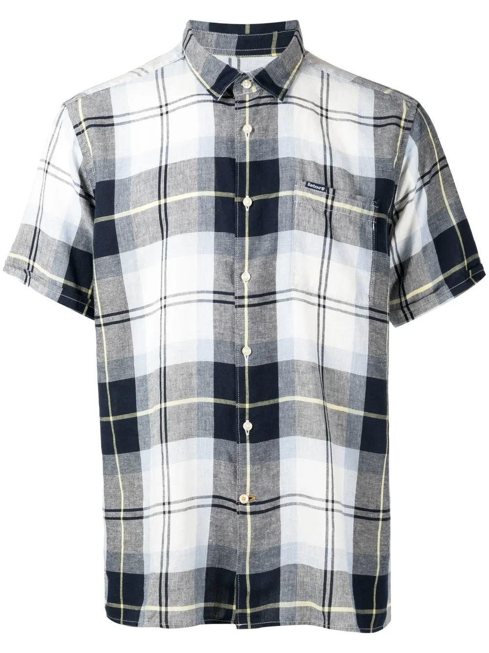 

Barbour camisa manga corta con cuadros estampados - Azul