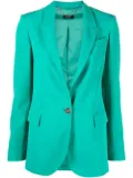 LIU JO peak-lapels single-breasted blazer - Green