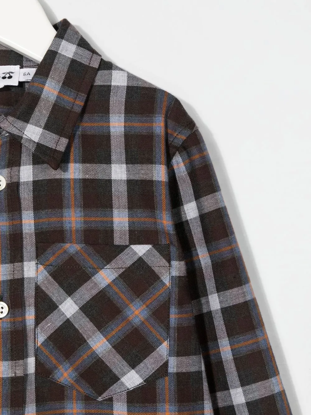 Check-Pattern Long-Sleeve Shirt
