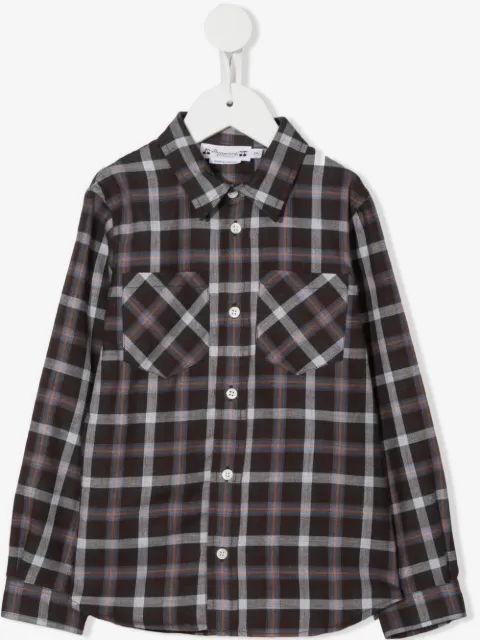 Bonpoint check-pattern long-sleeve shirt