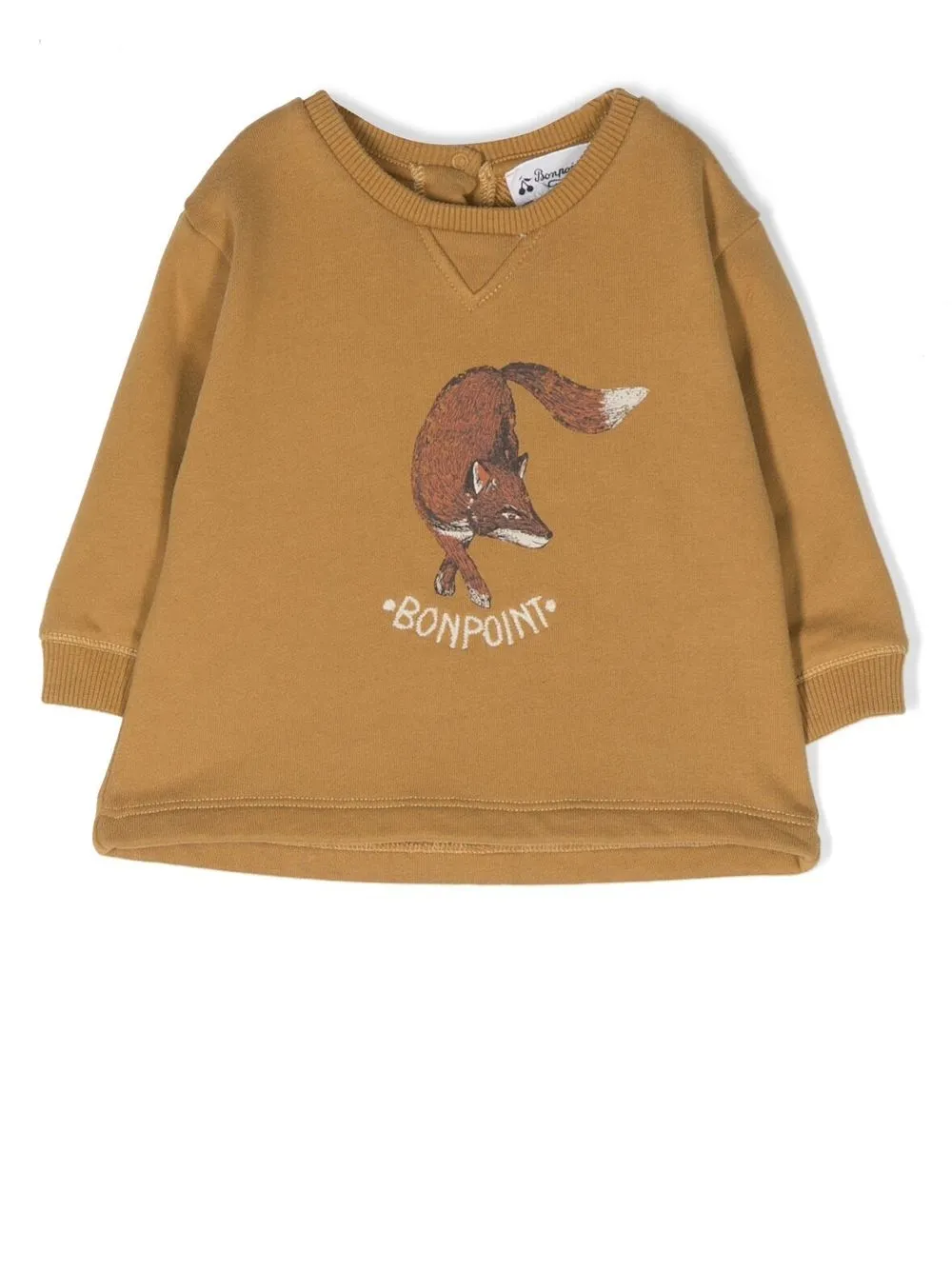 

Bonpoint sudadera con logo bordado - Amarillo
