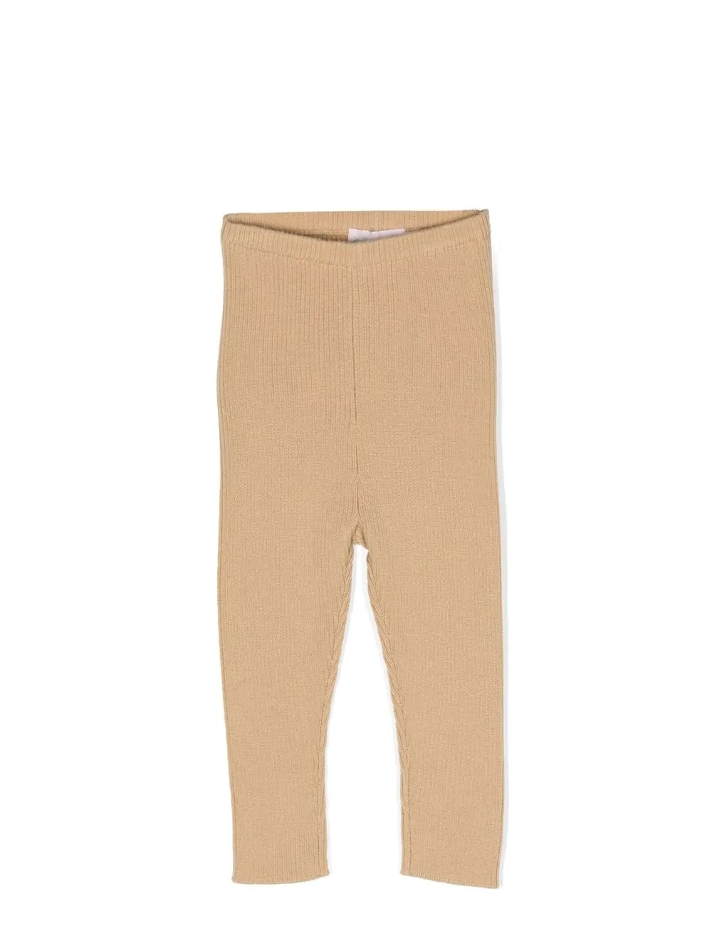 

Bonpoint ribbed wool leggings - Neutrals