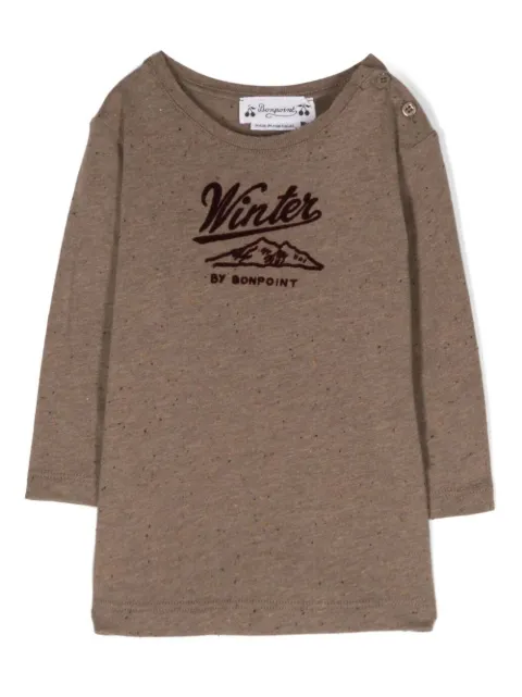 Bonpoint playera con motivo Serighaphie