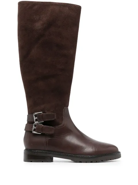 Lauren Ralph Lauren Emelie buckled knee-high boots