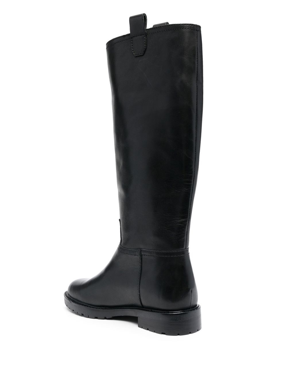 Lauren Ralph Lauren Elden logo-plaque tall boots Women