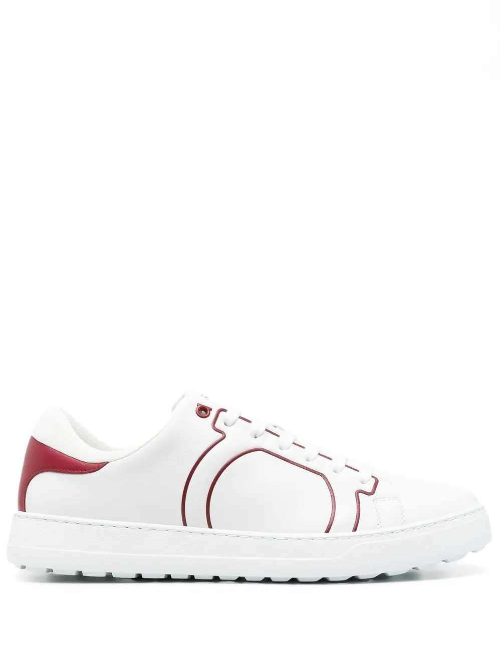 

Salvatore Ferragamo tenis bajos Gancini - Blanco