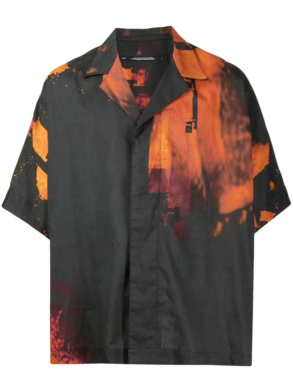 

Julius camisa con estampado tie-dye - Negro