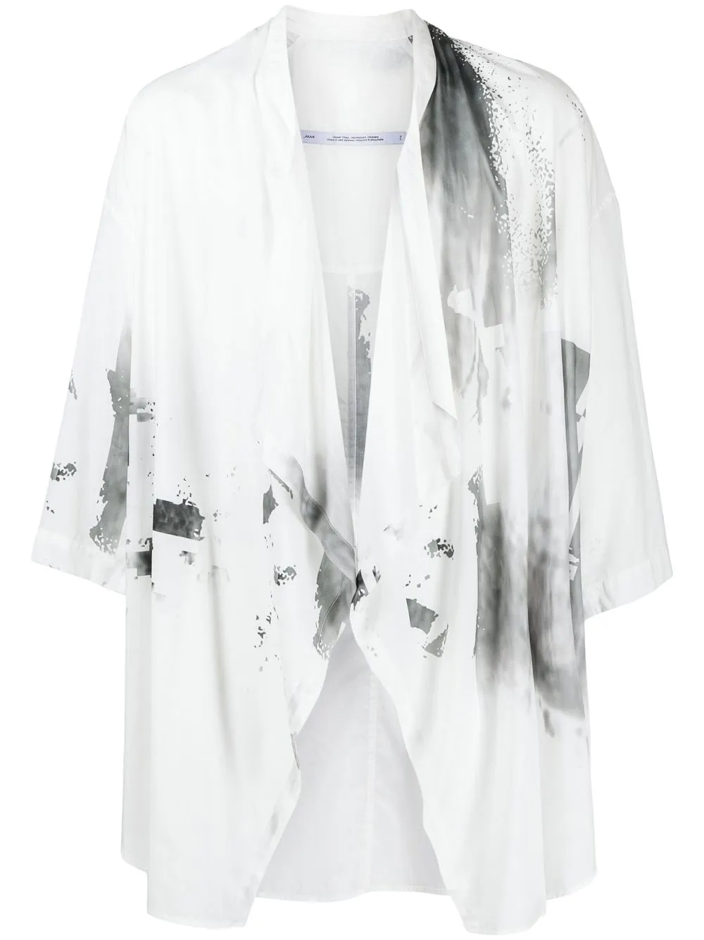 

Julius camisacon motivo tie-dye - Blanco