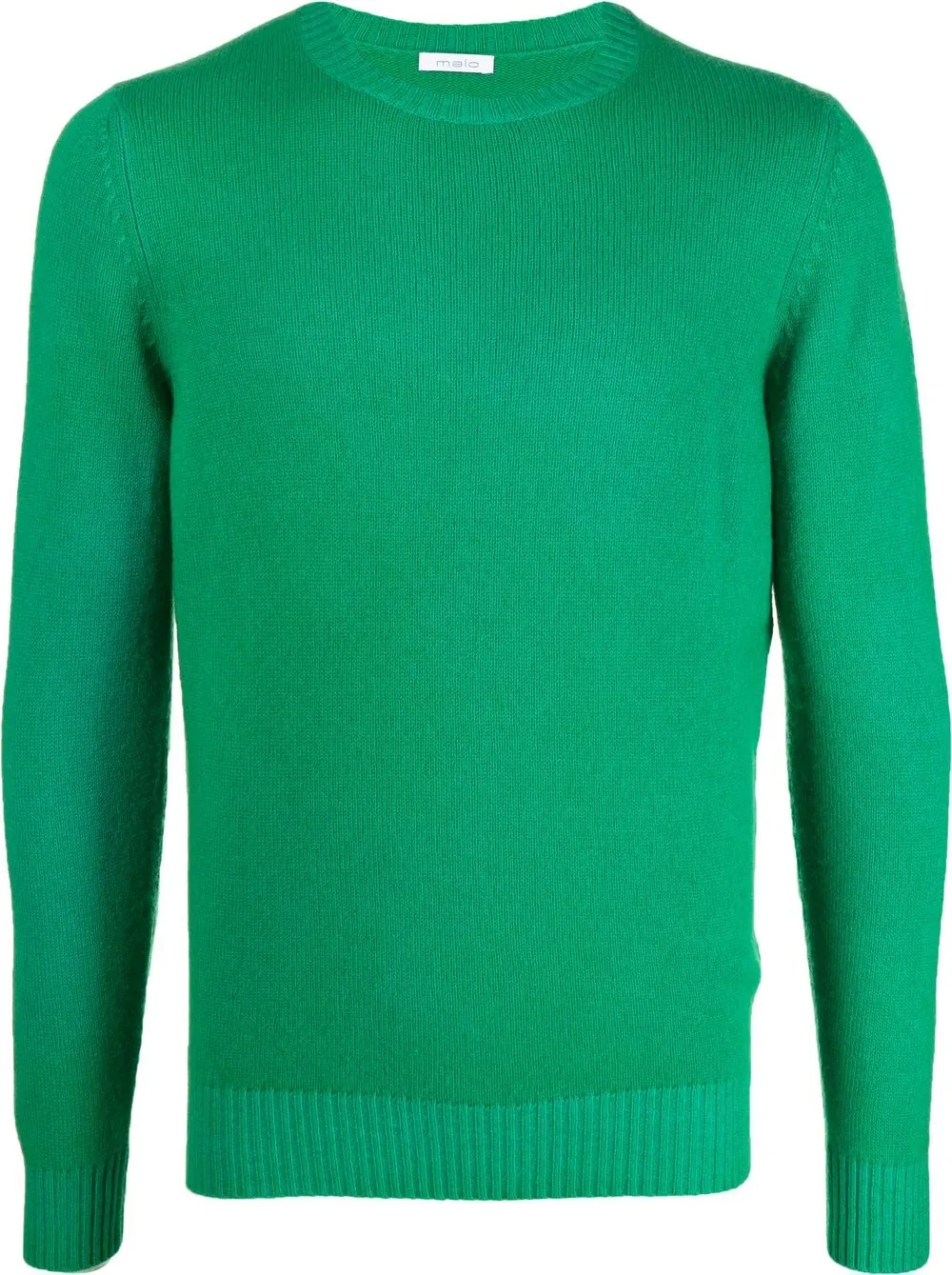 

Malo crew neck knitted jumper - Green