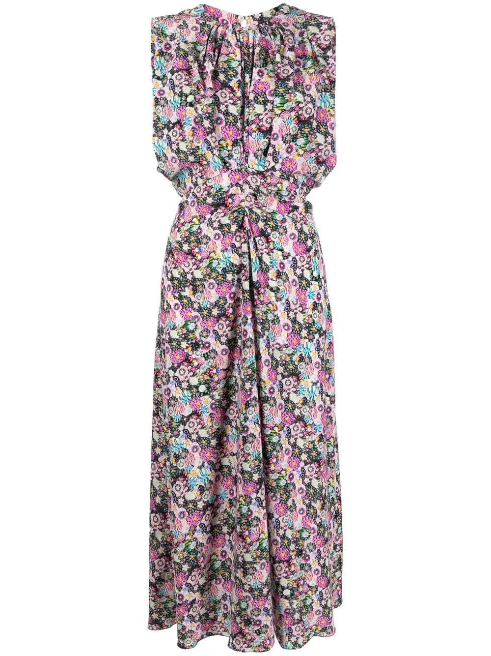 

Isabel Marant floral-print sleeveless dress - Pink