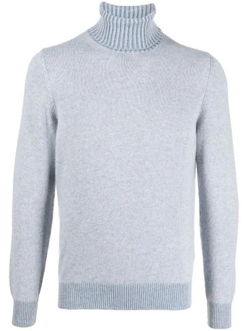 Pull en maille à col roulé - Malo - Modalova