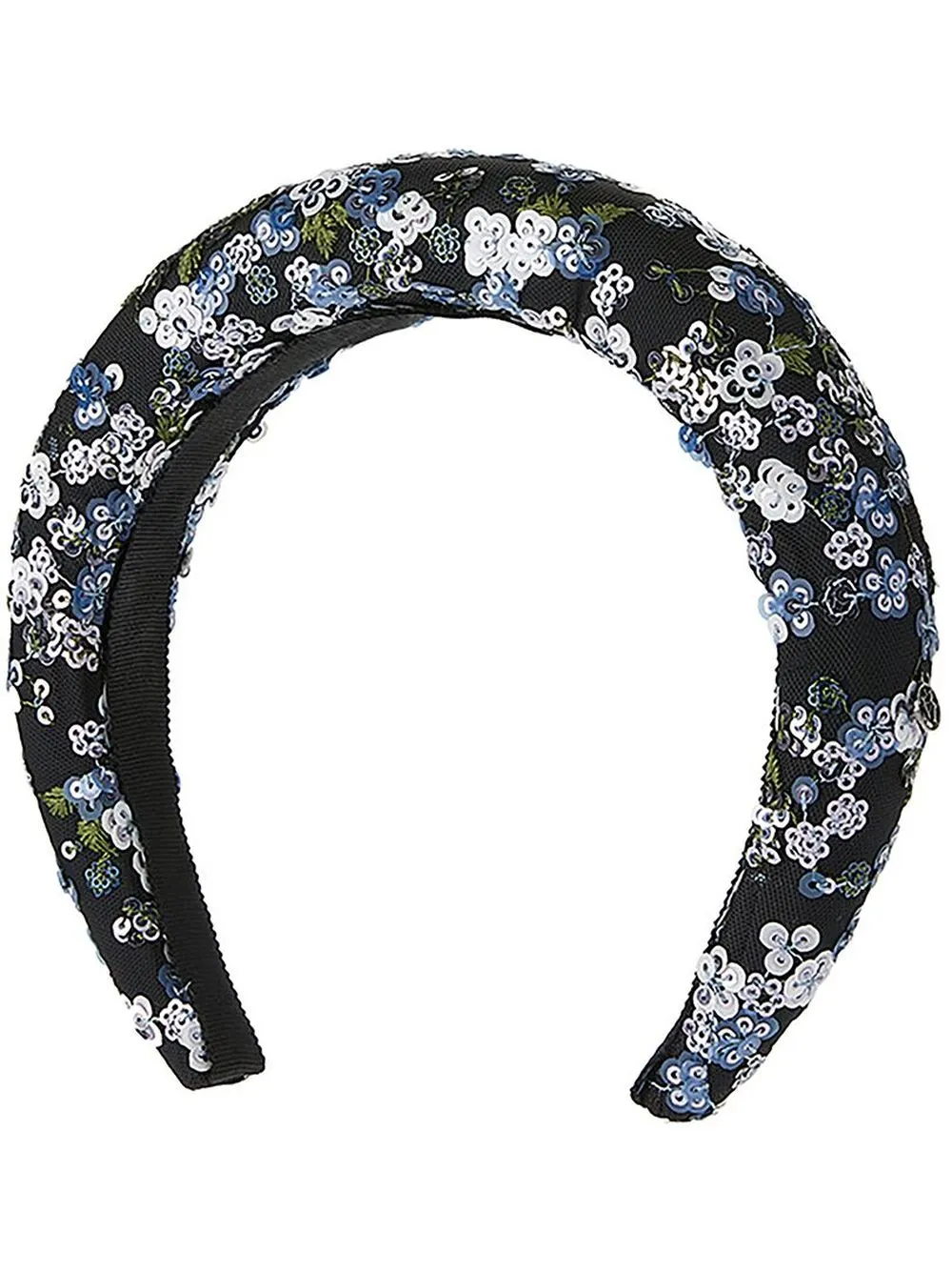 

Maison Michel Miwa floral-detail headband - Blue