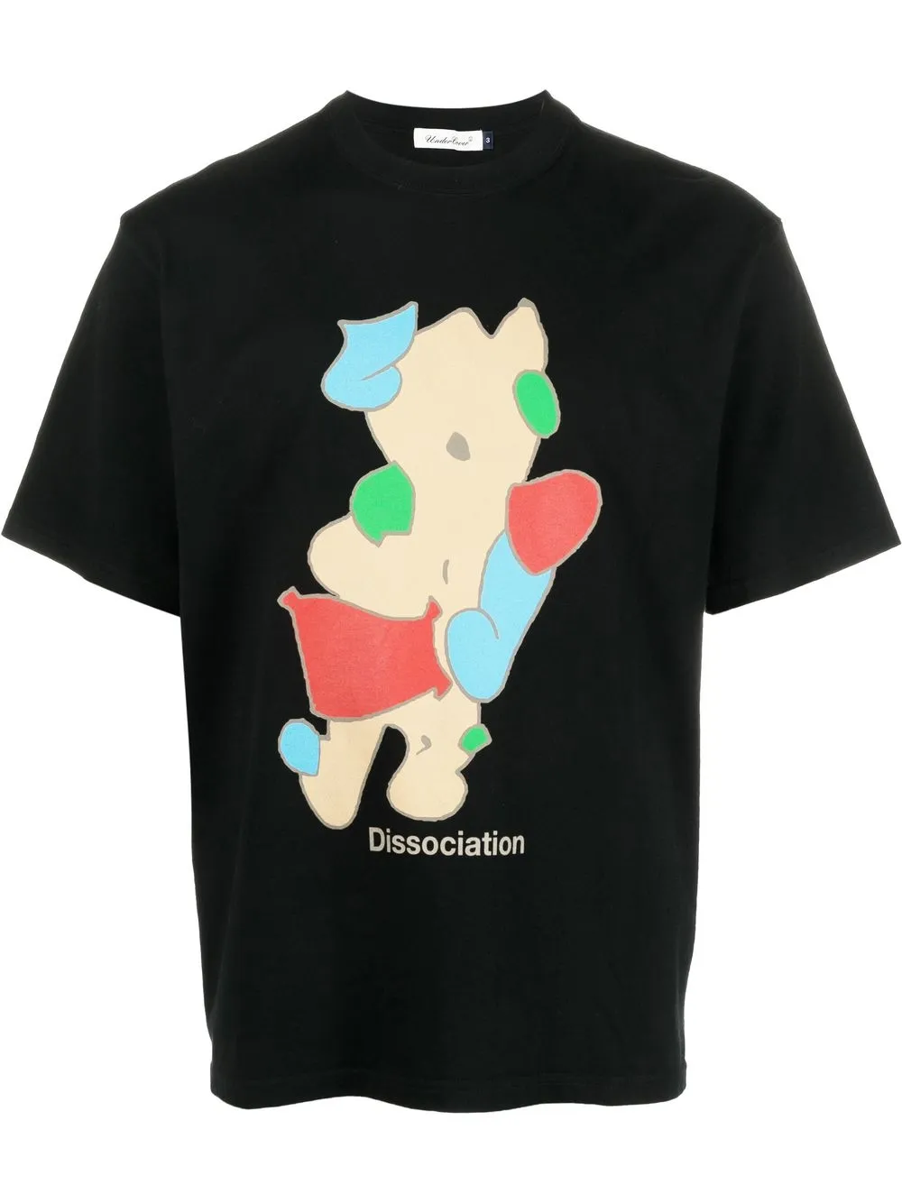 

Undercover Dissociation-print detail T-shirt - Black