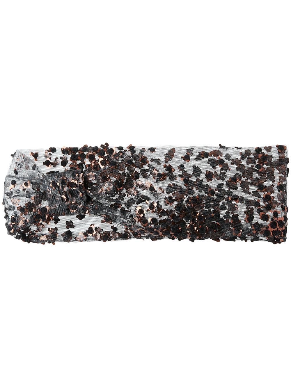 Maison Michel Sibylle Embellished Mesh Headband - Farfetch