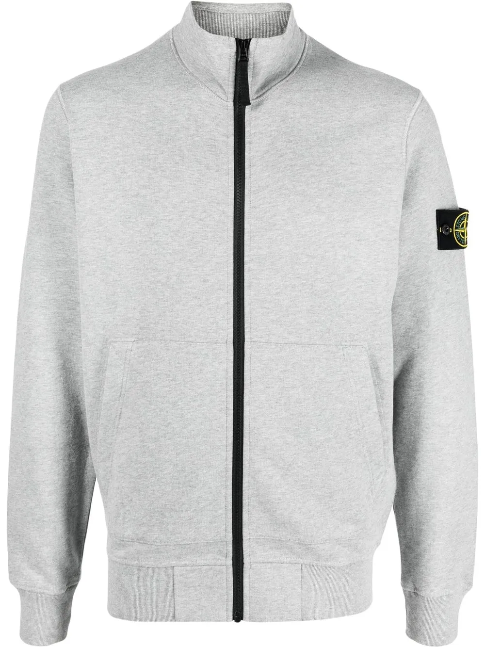 

Stone Island sudadera con parche de brújula - Gris