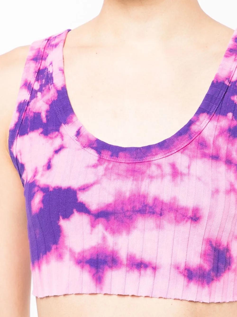 Cotton Citizen tiedye Print Cropped Top Farfetch