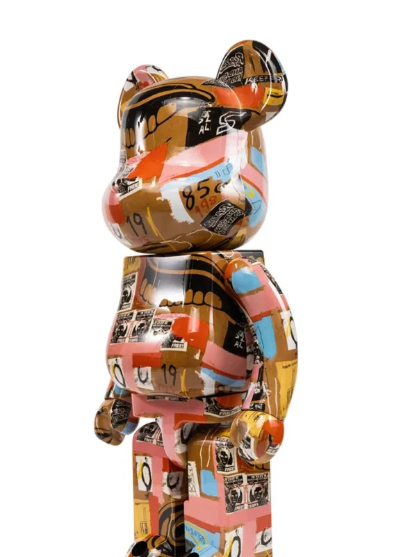 MEDICOM TOY x Andy Warhol x Jean Michel Basquiat BE@RBRICK Figure