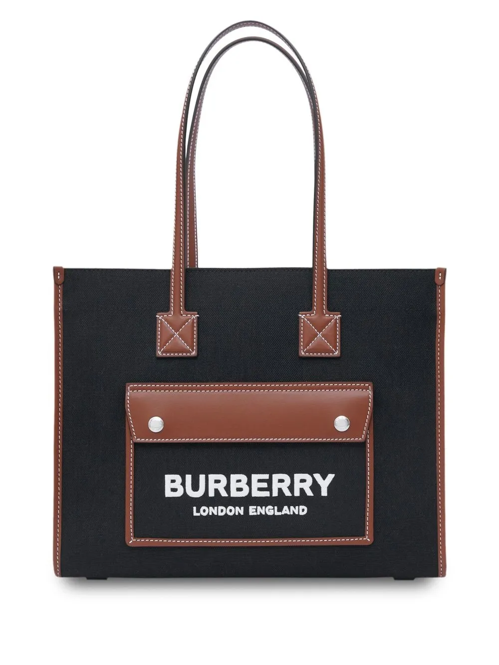 

Burberry small Freya tote bag - Black