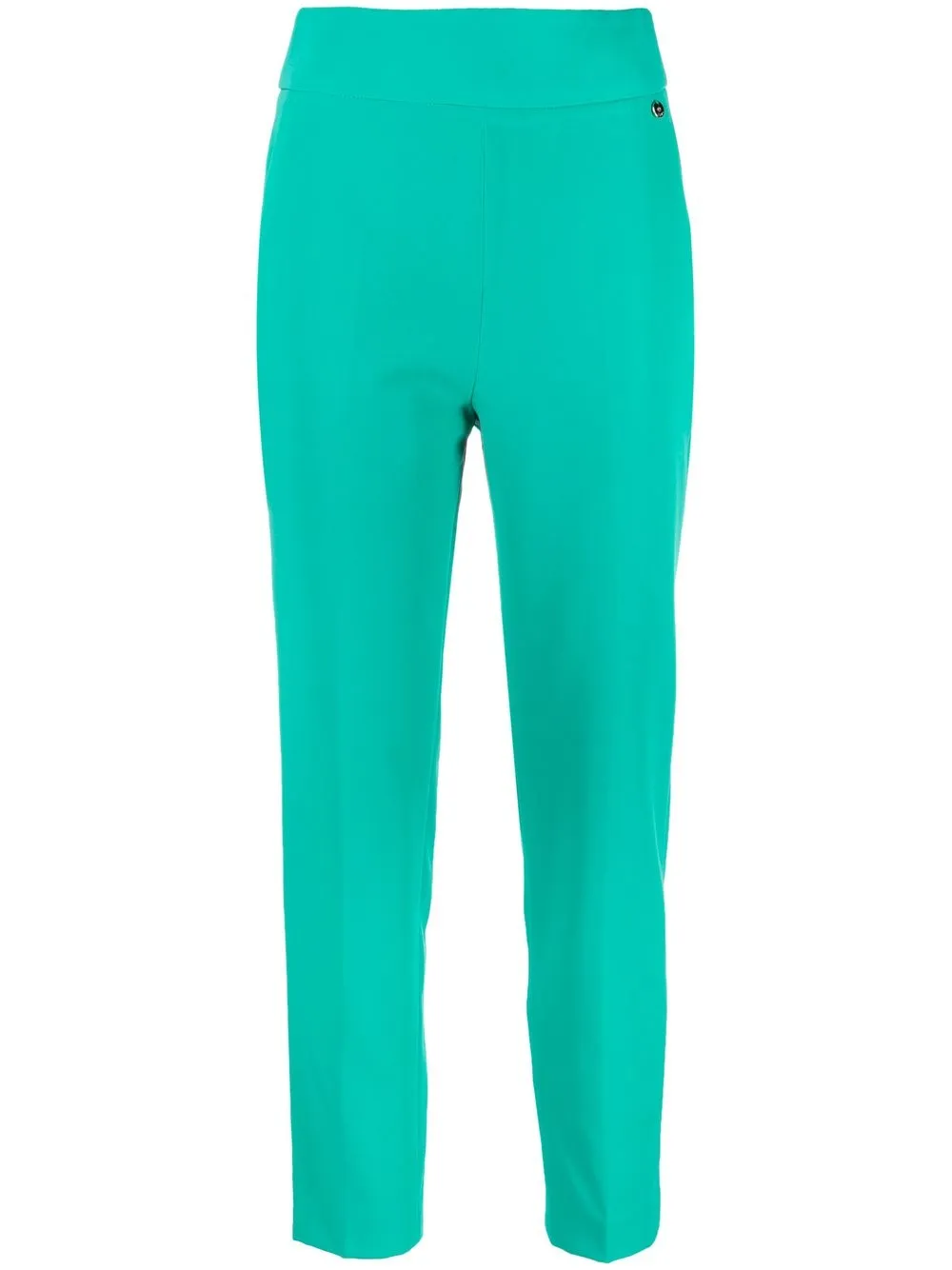 liu jo pantalon de tailleur à coupe courte - vert