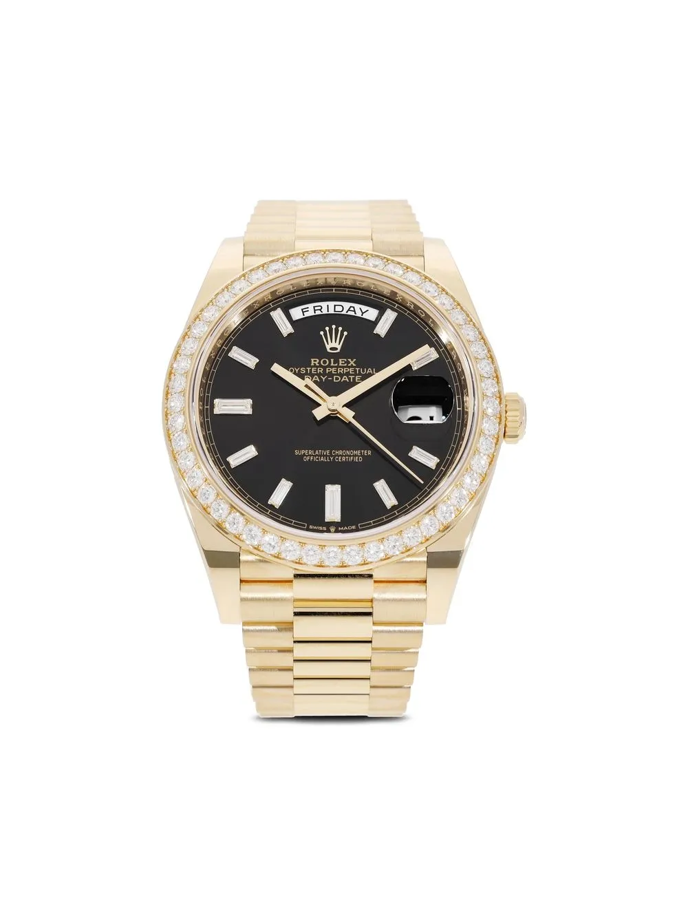 

Rolex reloj Day-Date de 40mm pre-owned - Negro