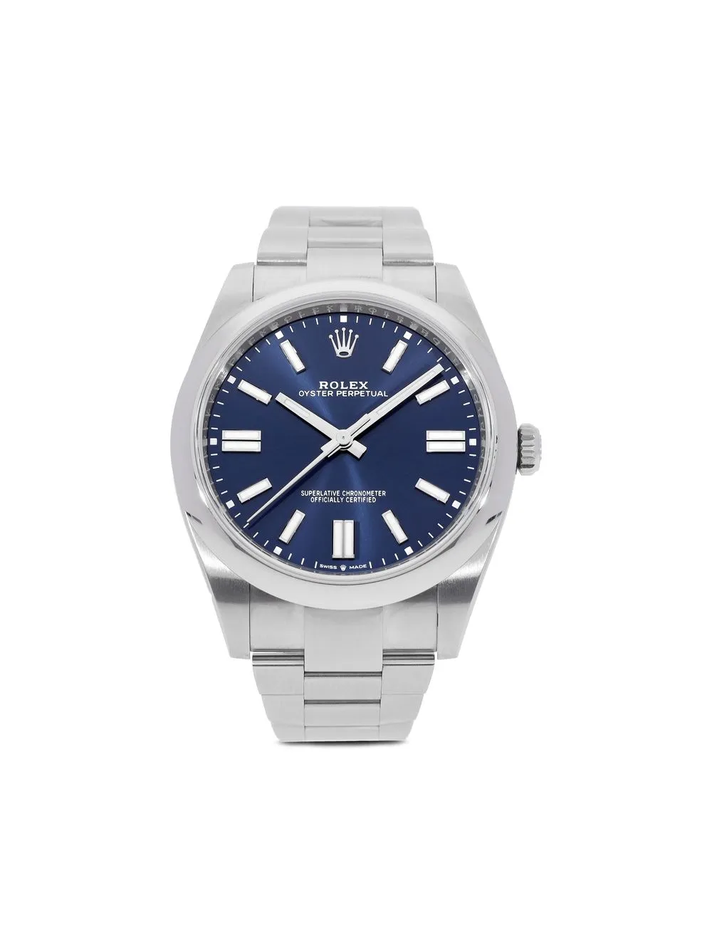 

Rolex reloj Oyster Perpetual de 41mm pre-owned - Azul