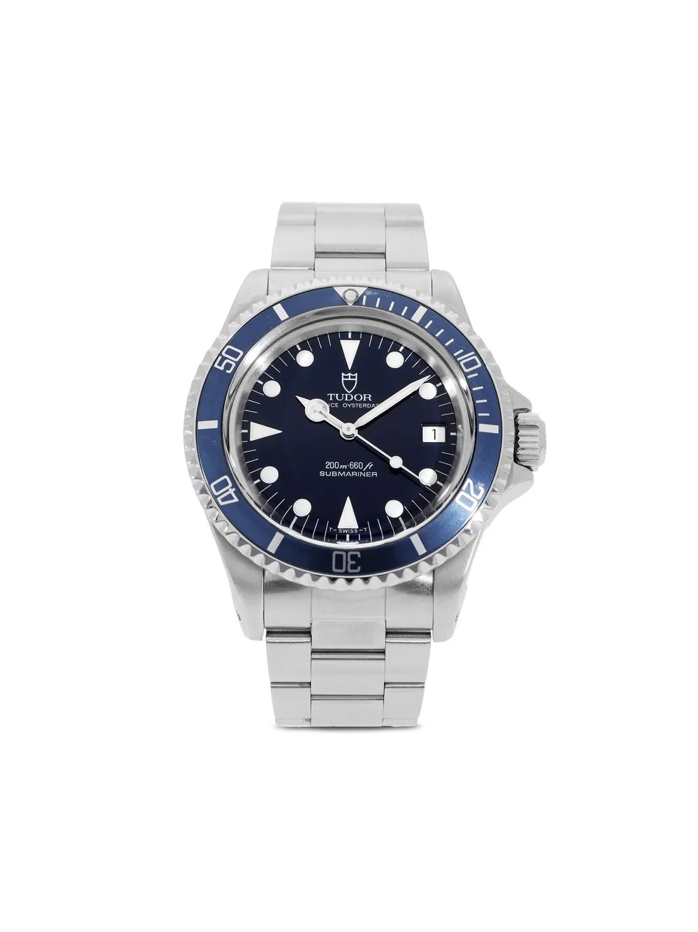 

TUDOR 1995 pre-owned Prince Oysterdate Submariner 40mm - Blue