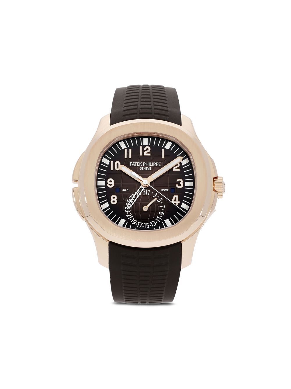 

Patek Philippe reloj Aquanaut Travel Time de 40mm 2021 pre-owned - Marrón