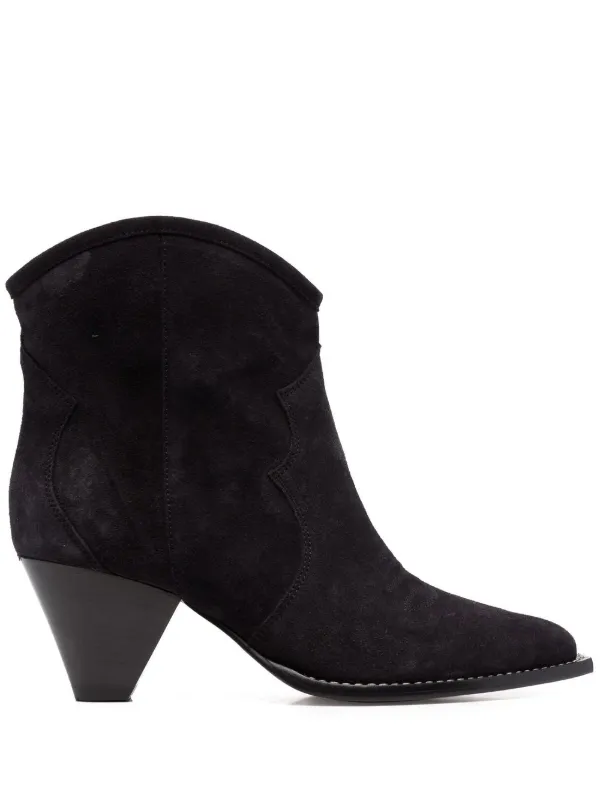 ISABEL MARANT ブラックブーツ ポインテッドトゥ ISABEL MARANT ポインテッドトゥ ブーツ | ブラック | FARFETCH JP