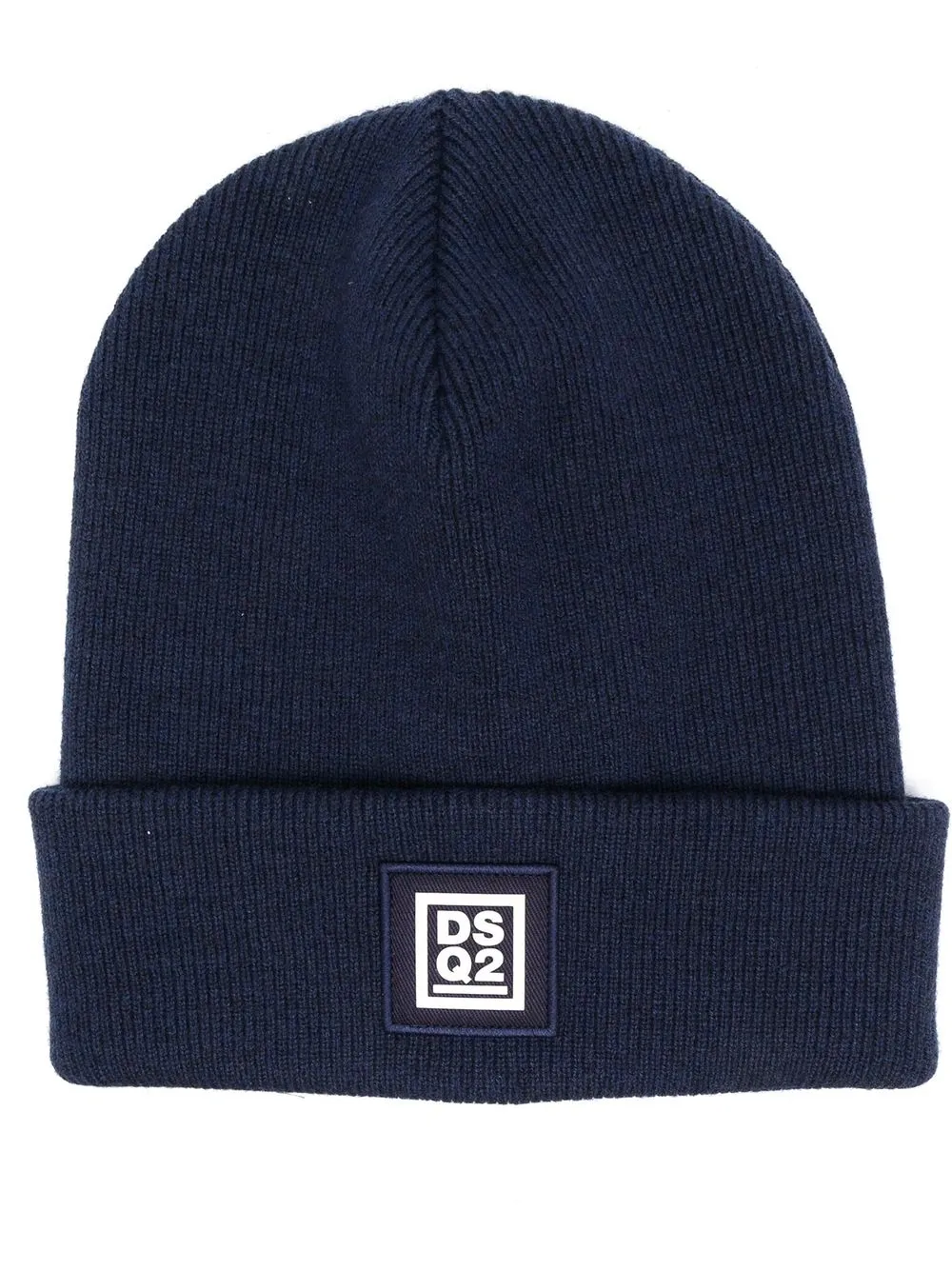 Dsquared2 gorro tejido con parche del logo - Azul