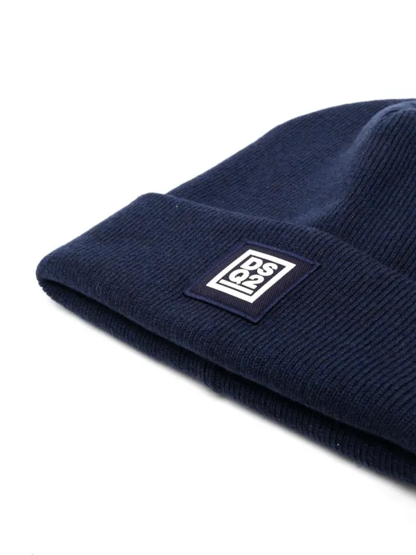 Dsquared2 logo-patch Beanie Hat - Farfetch