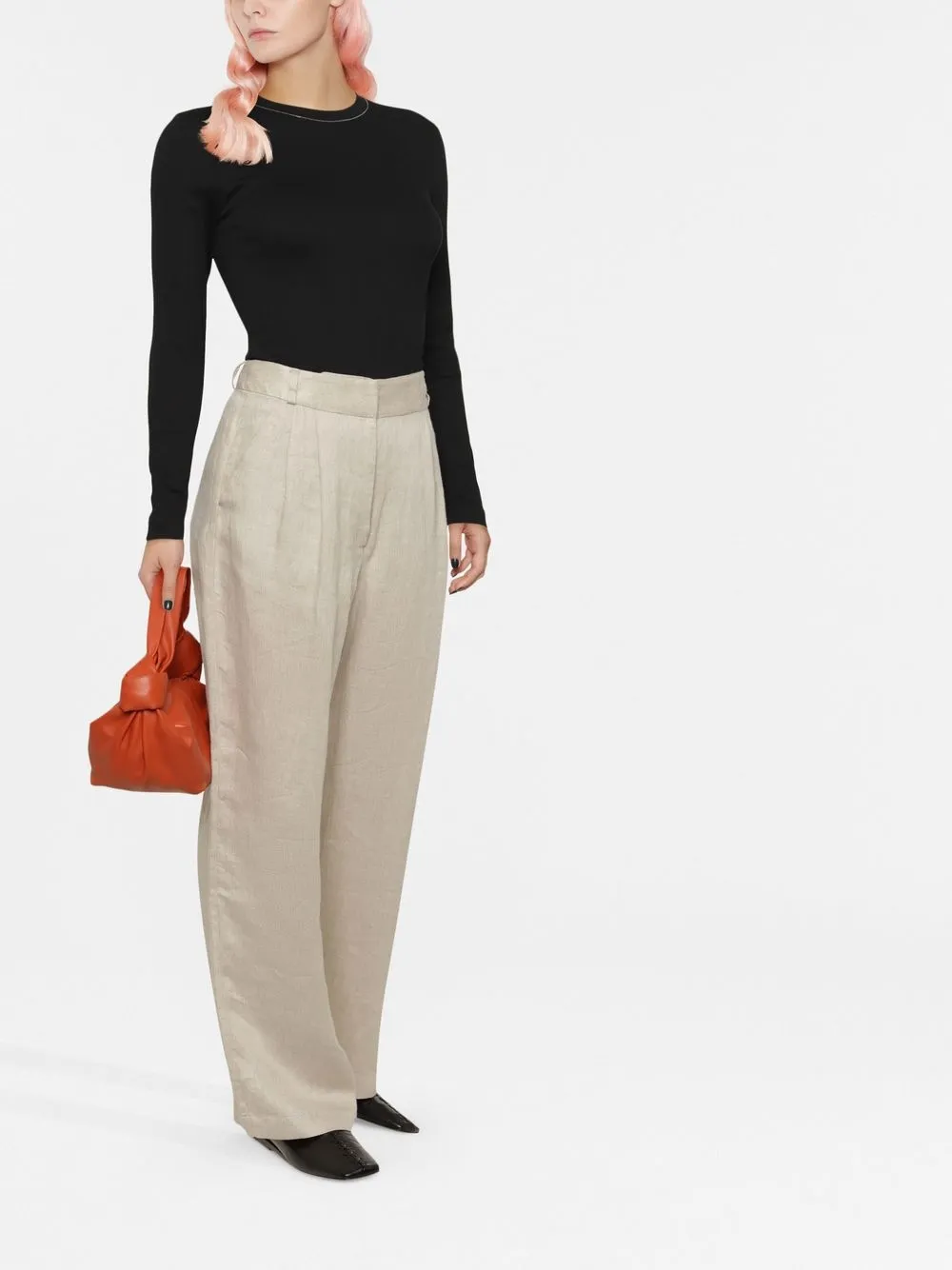 Brunello Cucinelli Top met ronde hals - Zwart