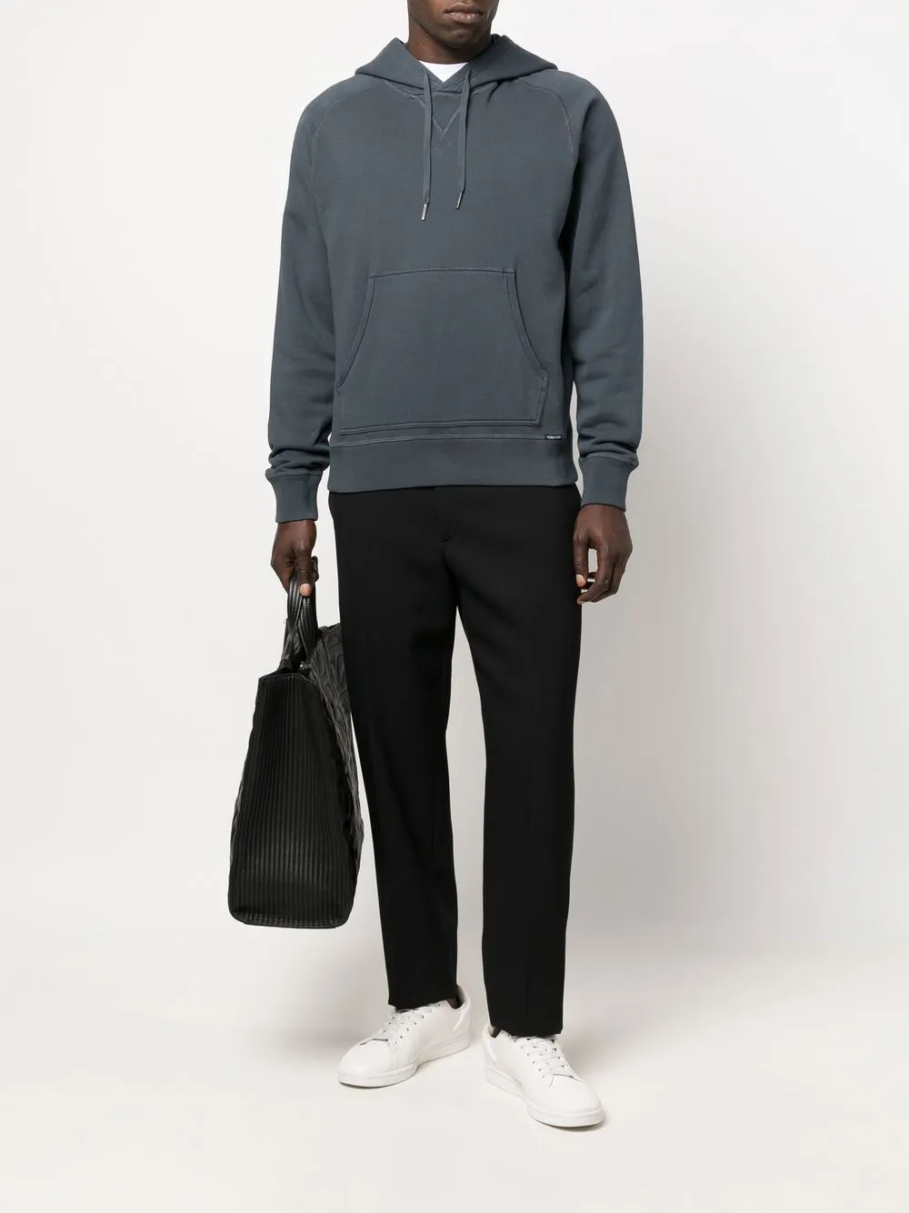 TOM FORD Hoodie met trekkoord - Blauw
