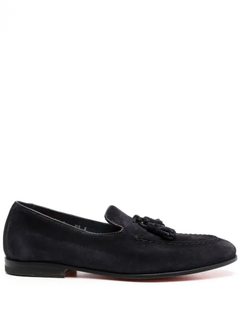 Santoni mocasines con detalle de borlas