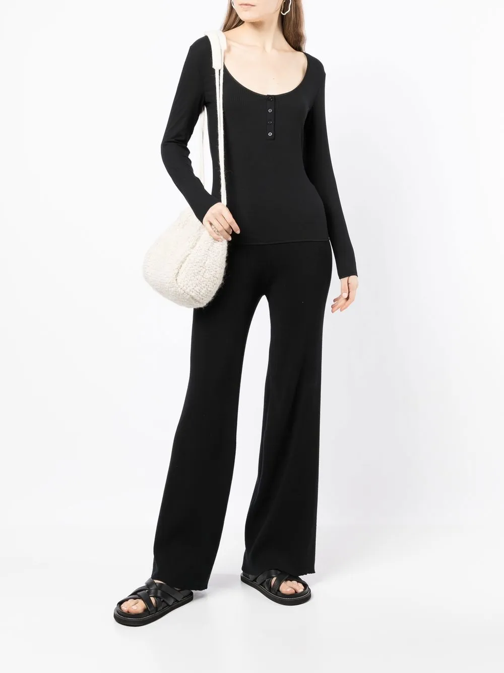 Wolford Top met lange mouwen - Zwart