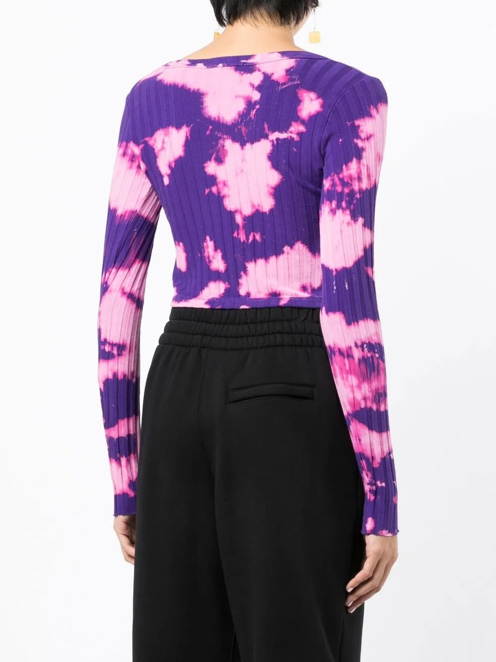 Cotton Citizen tiedye Cropped Cardigan Farfetch