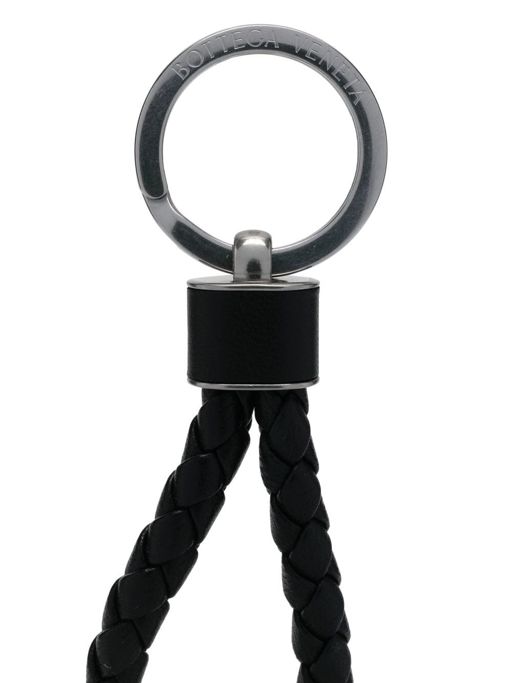 Image 2 of Bottega Veneta braided-strap detail key ring