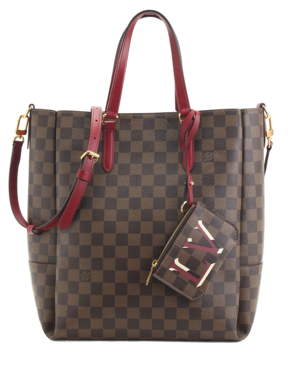 

Louis Vuitton bolsa Damier Ebène Belmont MM pre-owned - Marrón