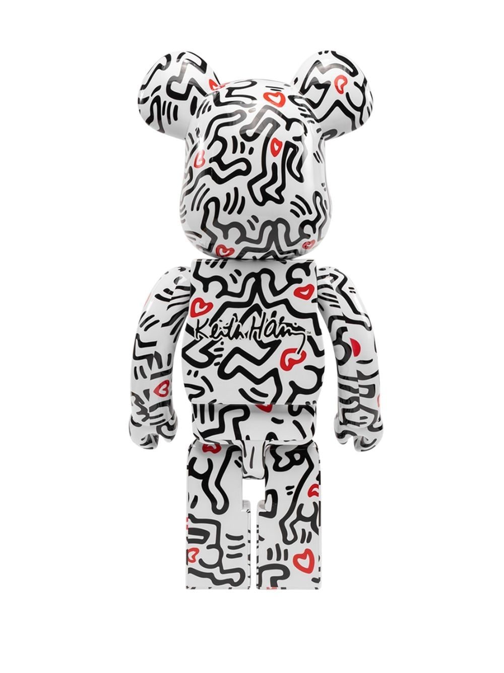 MEDICOM TOY Be@rbrick Keith Haring #8 verzamelobject - Wit