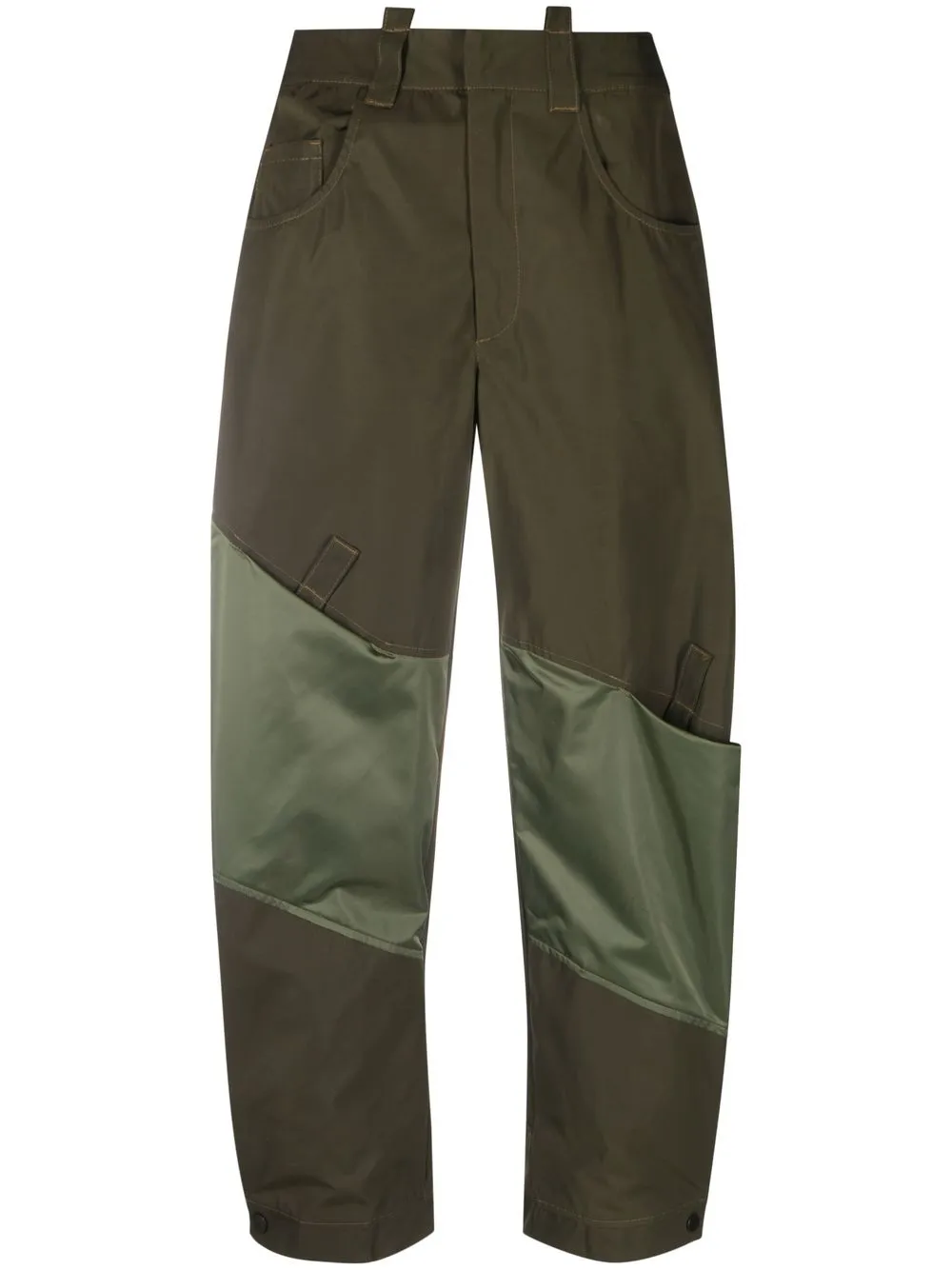 

Paula Canovas del Vas Bambacho cropped trousers - Green