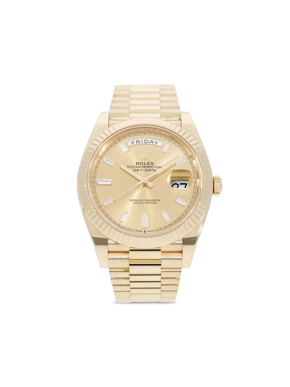 

Rolex reloj Day-Date de 40mm 2019 pre-owned - Dorado